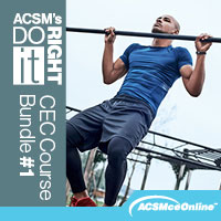ACSM's Do It Right CEC Course Bundle #1